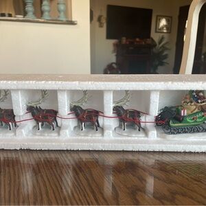 "Sleigh & Eight Tiny Reindeer" North Pole Snow Village by Dept. 56 #5611-1